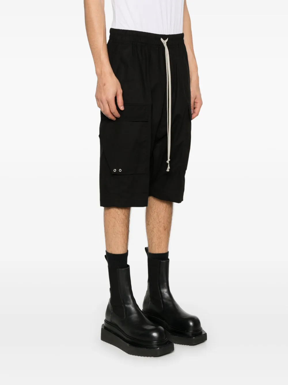 Rick Owens Cargo shorts Zwart