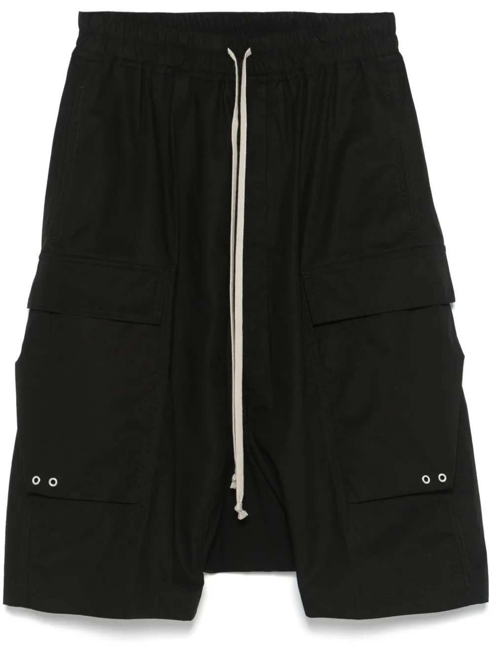 Rick Owens shorts cargo drop crotch | negro | Image 1