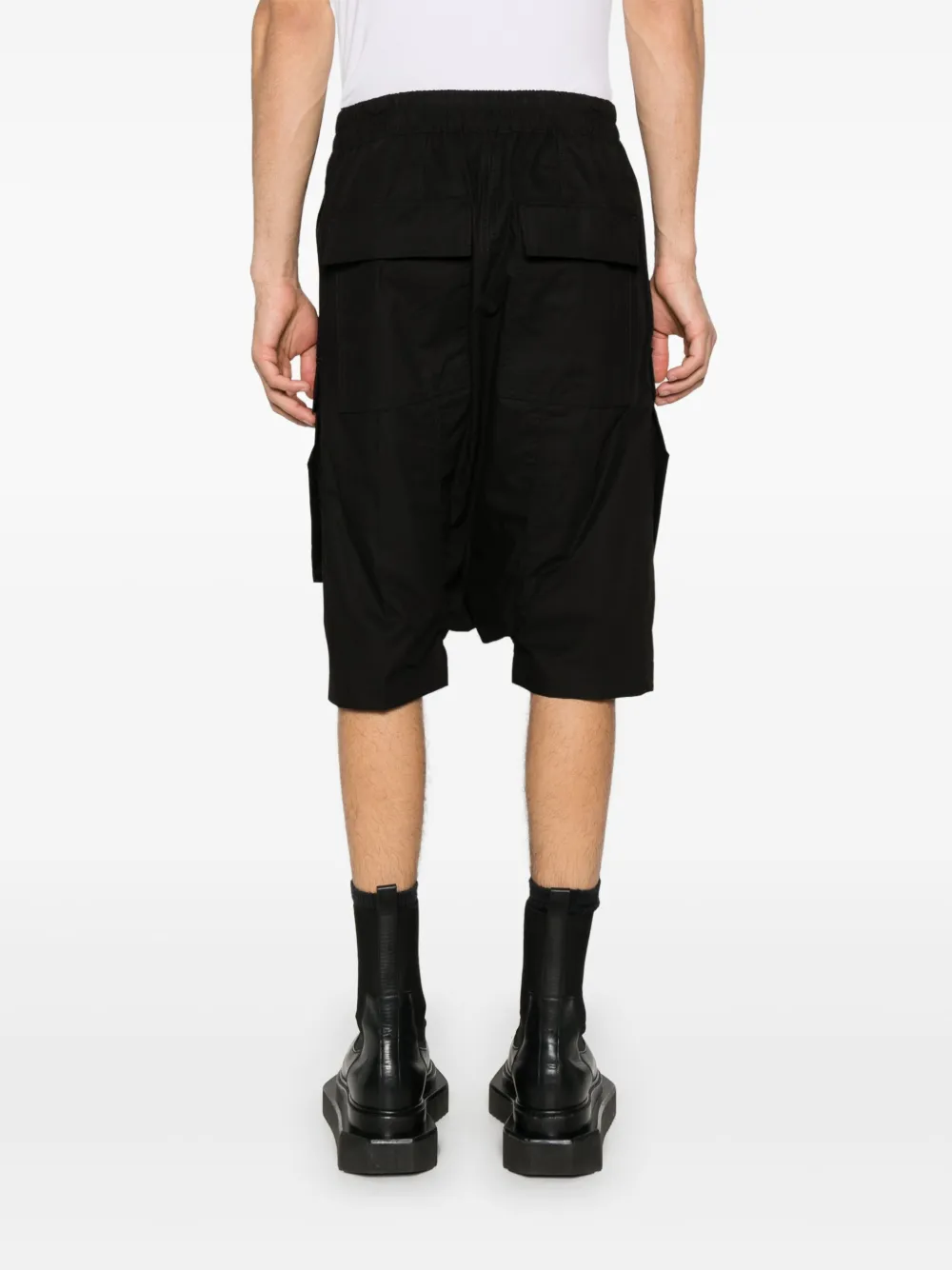 Rick Owens Cargo shorts Zwart