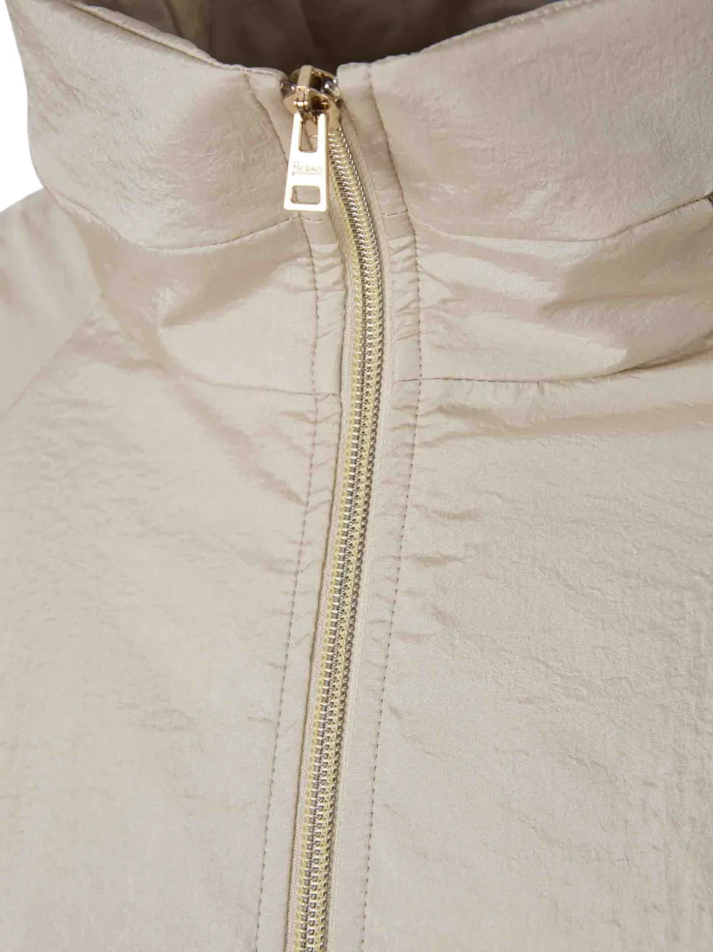 Herno Trenchcoat met verborgen capuchon Beige