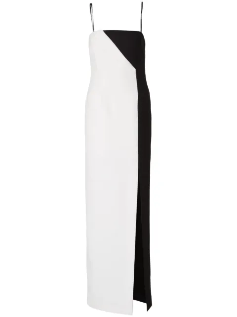 Roland Mouret فستان أسود وأبيض