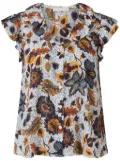 Ulla Johnson ruffled silk blouse - White