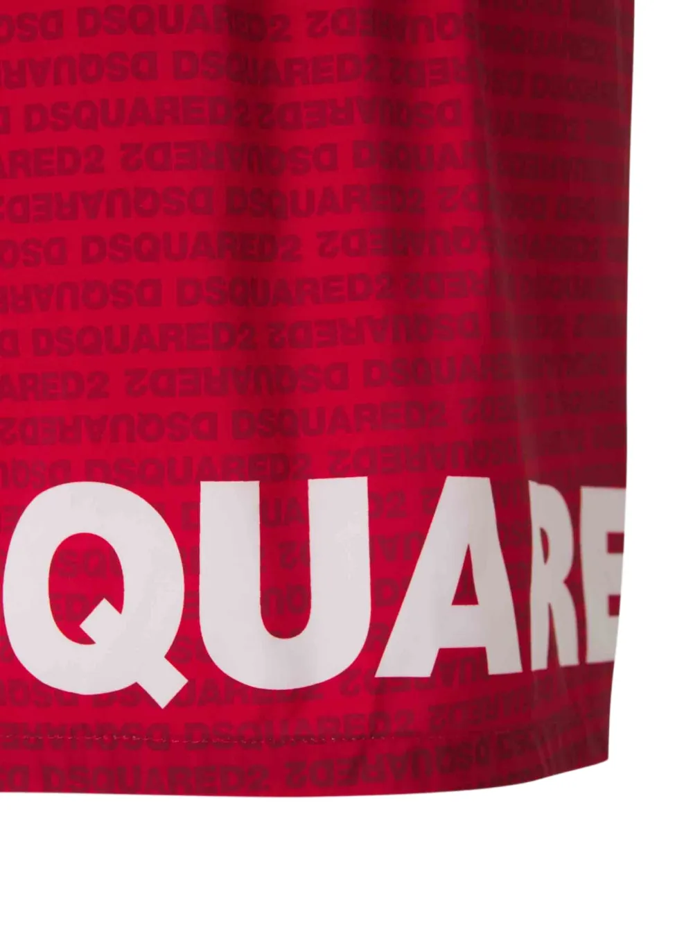 DSQUARED2 Zwembroek met logo Rood