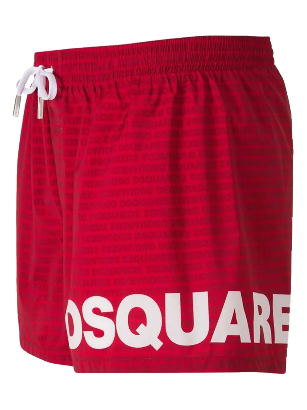 DSQUARED2 Zwembroek met logo Rood
