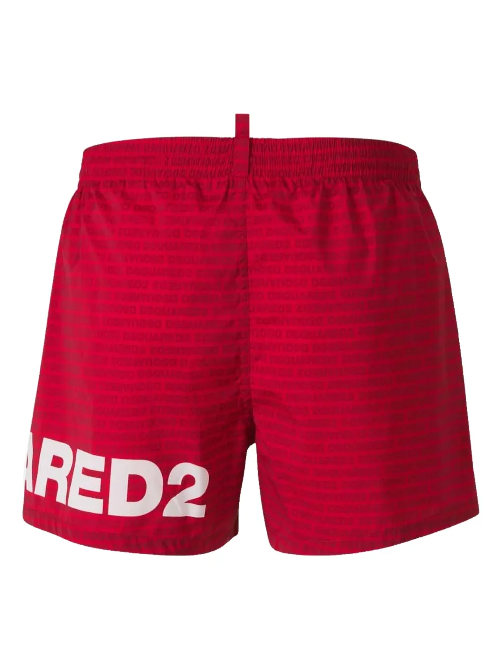 DSQUARED2 logo swim shorts - Rood