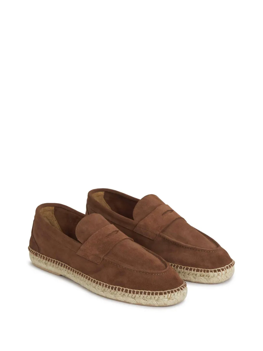 Lardini Suède espadrilles - Bruin