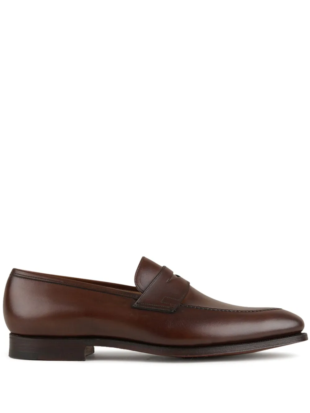 Crockett & Jones mocassins en cuir - Marron