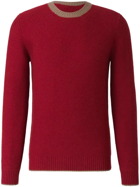 Luigi Borrelli contrasting-trim sweater