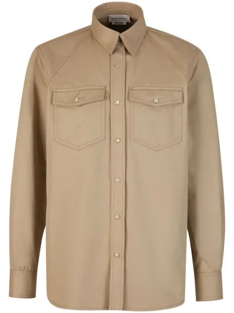 Alexander McQueen cotton overshirt 
