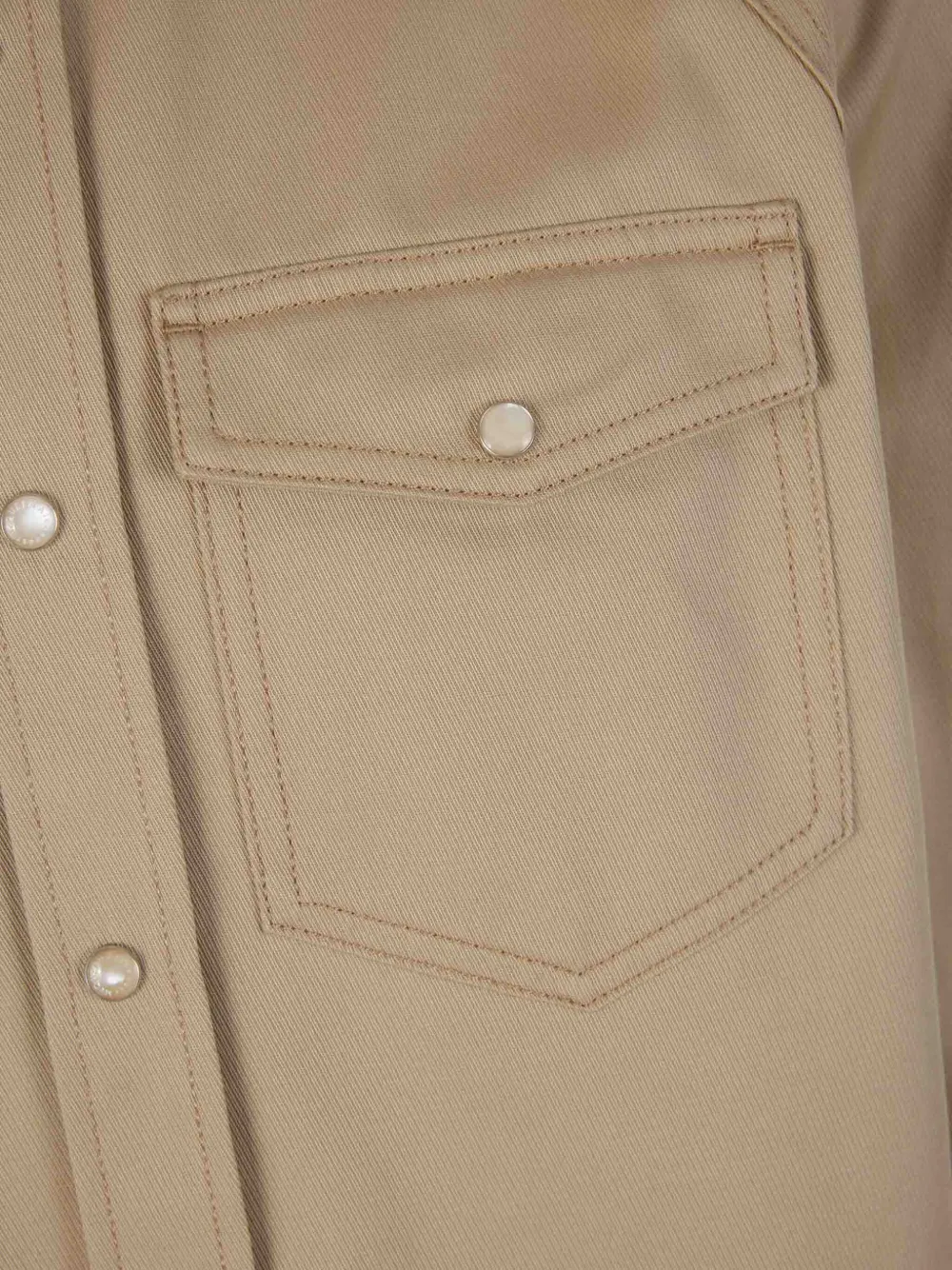 Alexander McQueen Katoenen shirtjack Beige