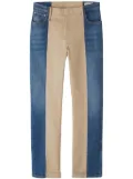 Alexander McQueen two-tone pants - Blue