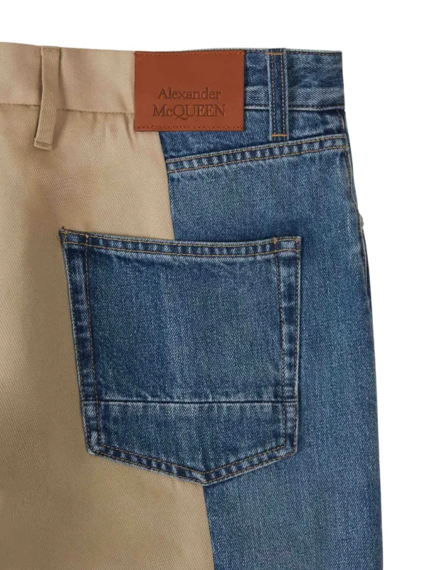 Alexander McQueen two-tone Pants | Blue | FARFETCH