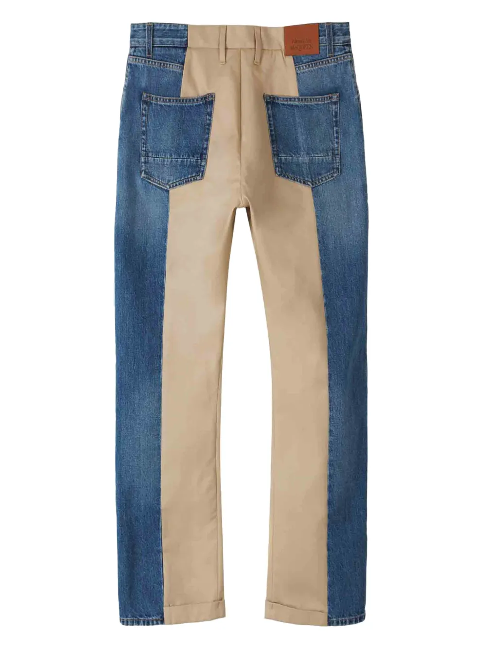 Alexander McQueen Tweekleurige broek - Blauw