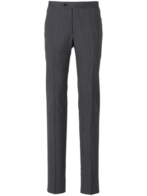 Canali pantalones de vestir con rayas diplomáticas estampadas