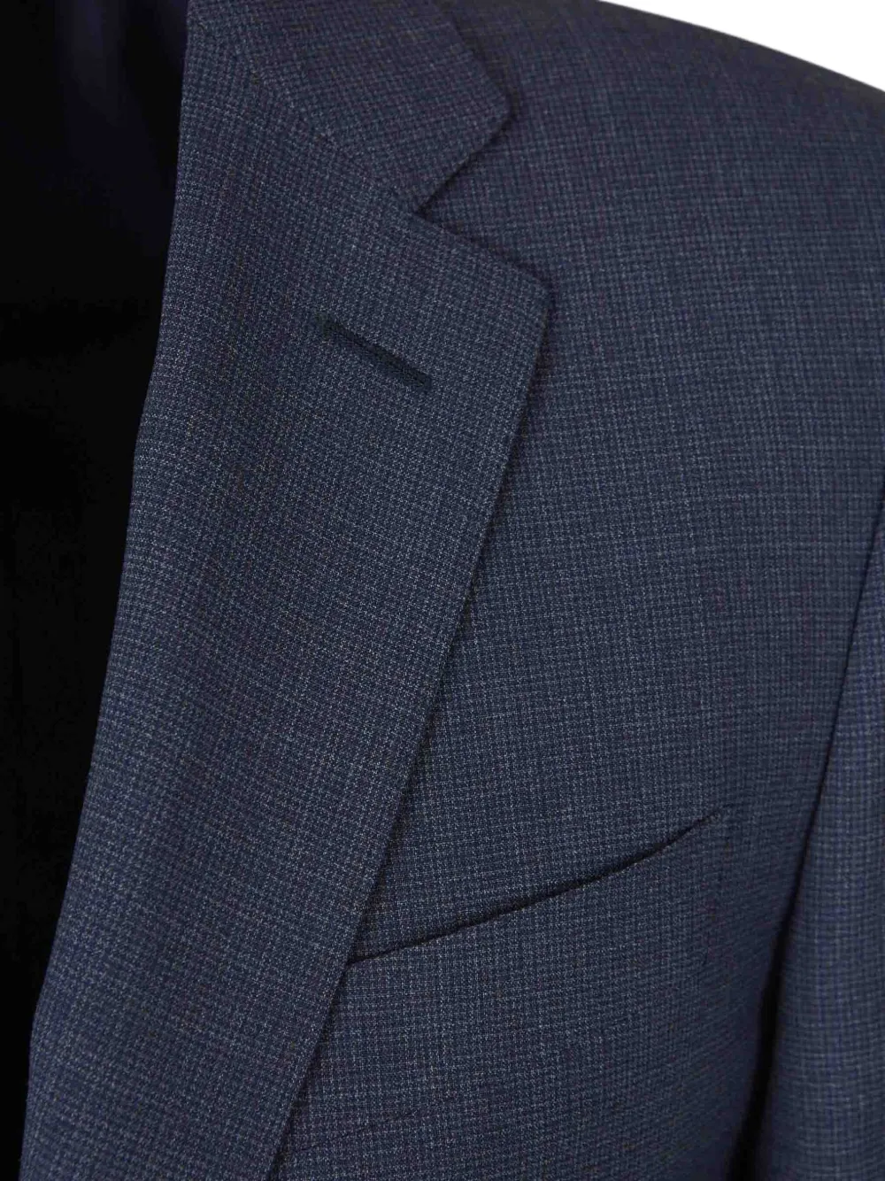 Canali Geruit pak Blauw