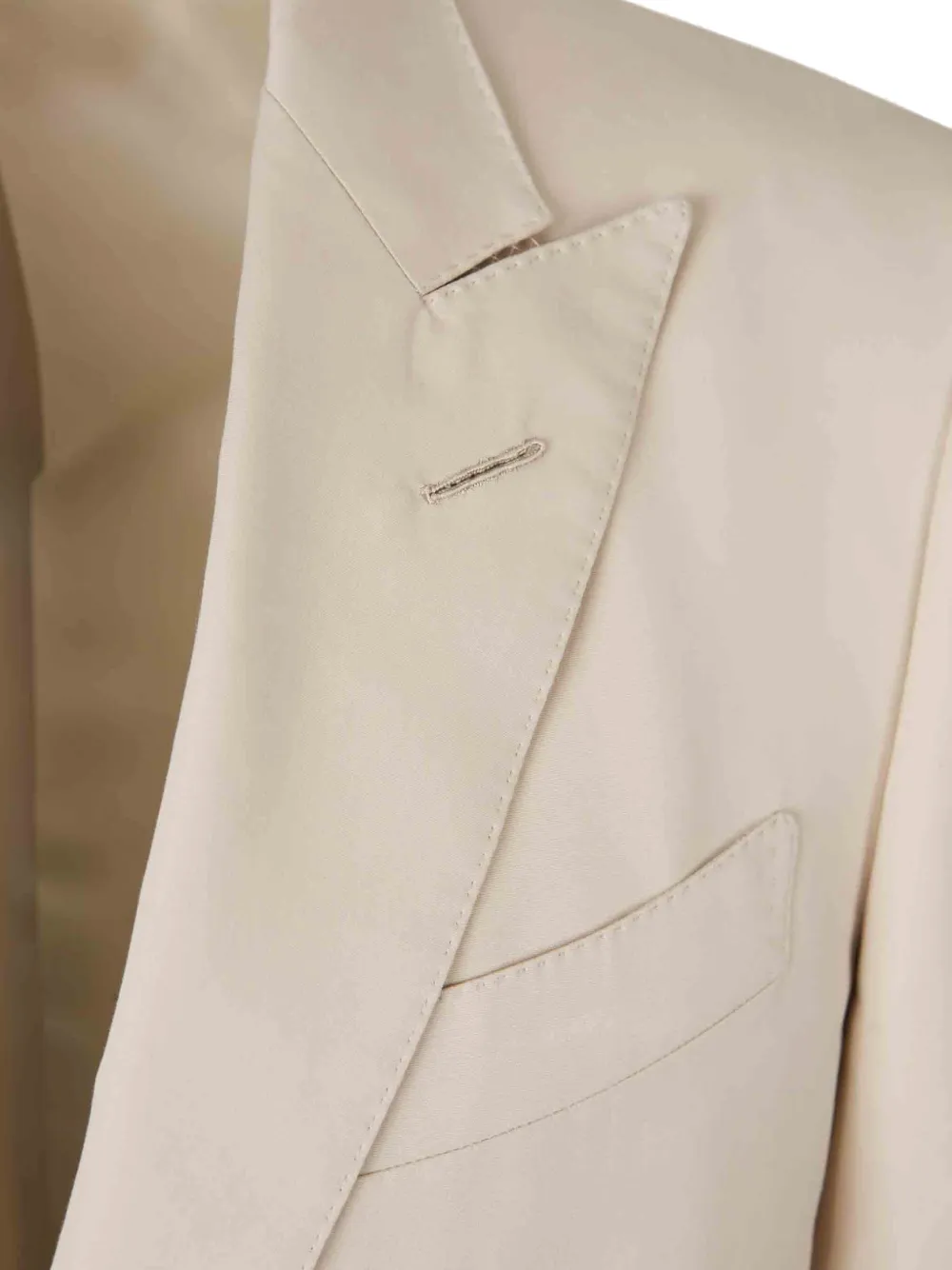 TOM FORD Pak met enkele rij knopen Beige