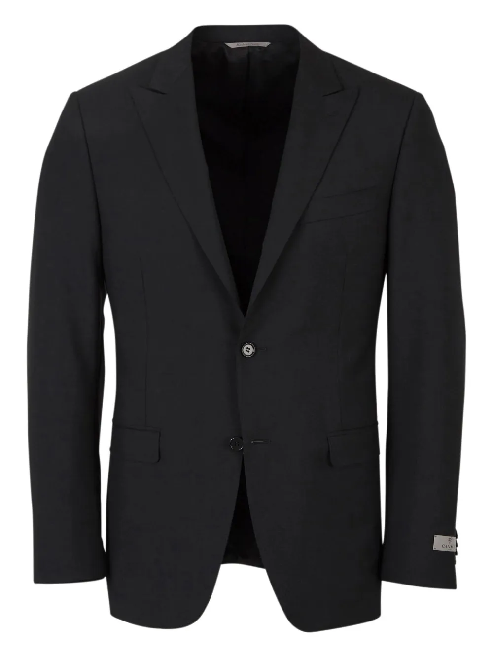 Canali single-breasted suit Zwart