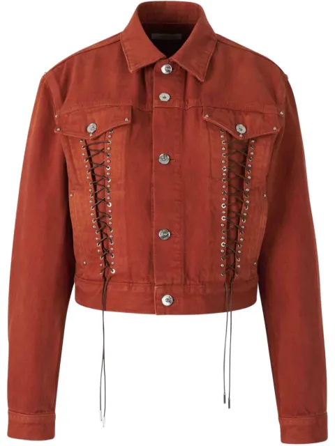 Rabanne cotton cropped jacket