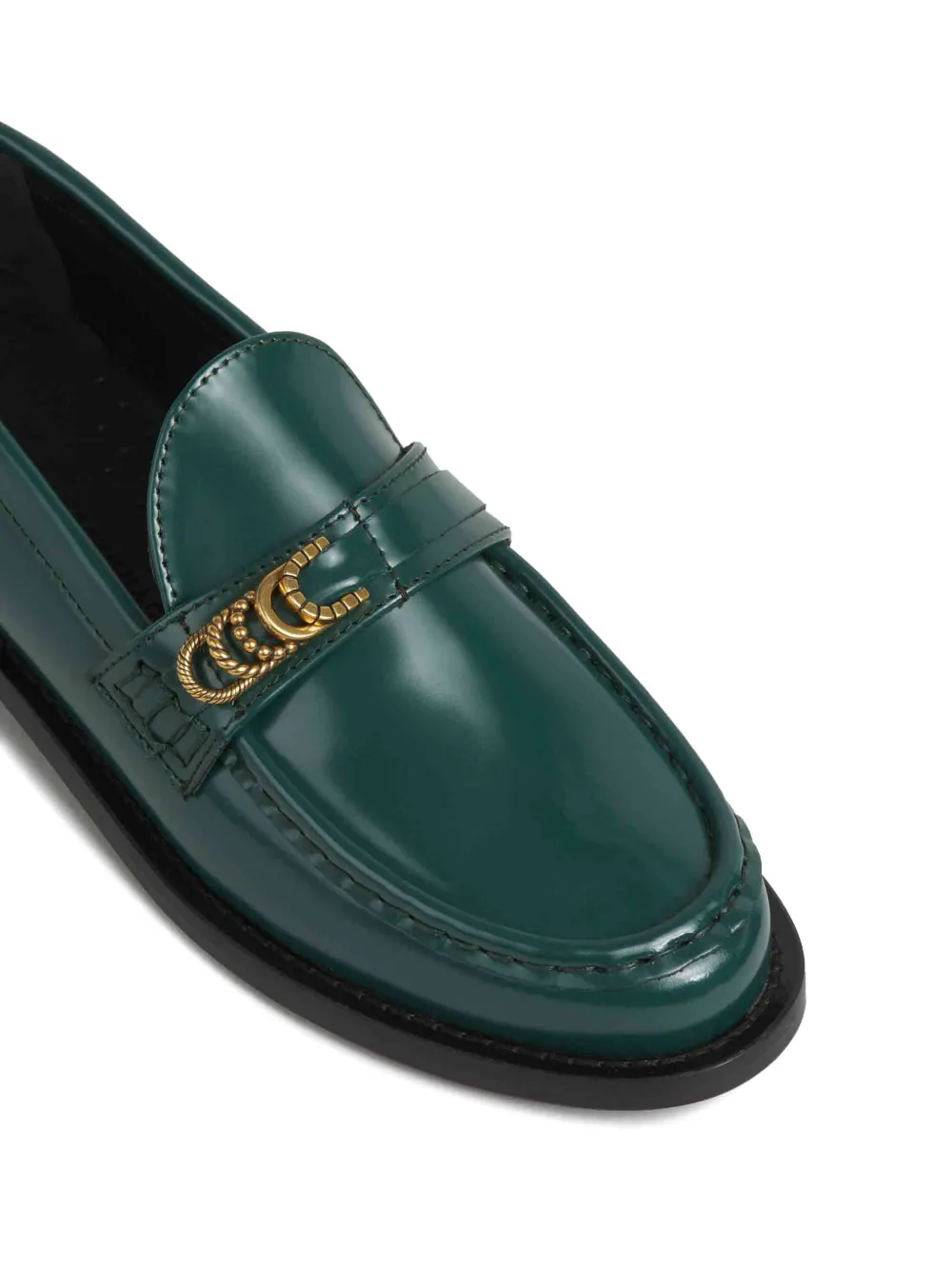 Dorothee Schumacher Modern Shine loafers Green