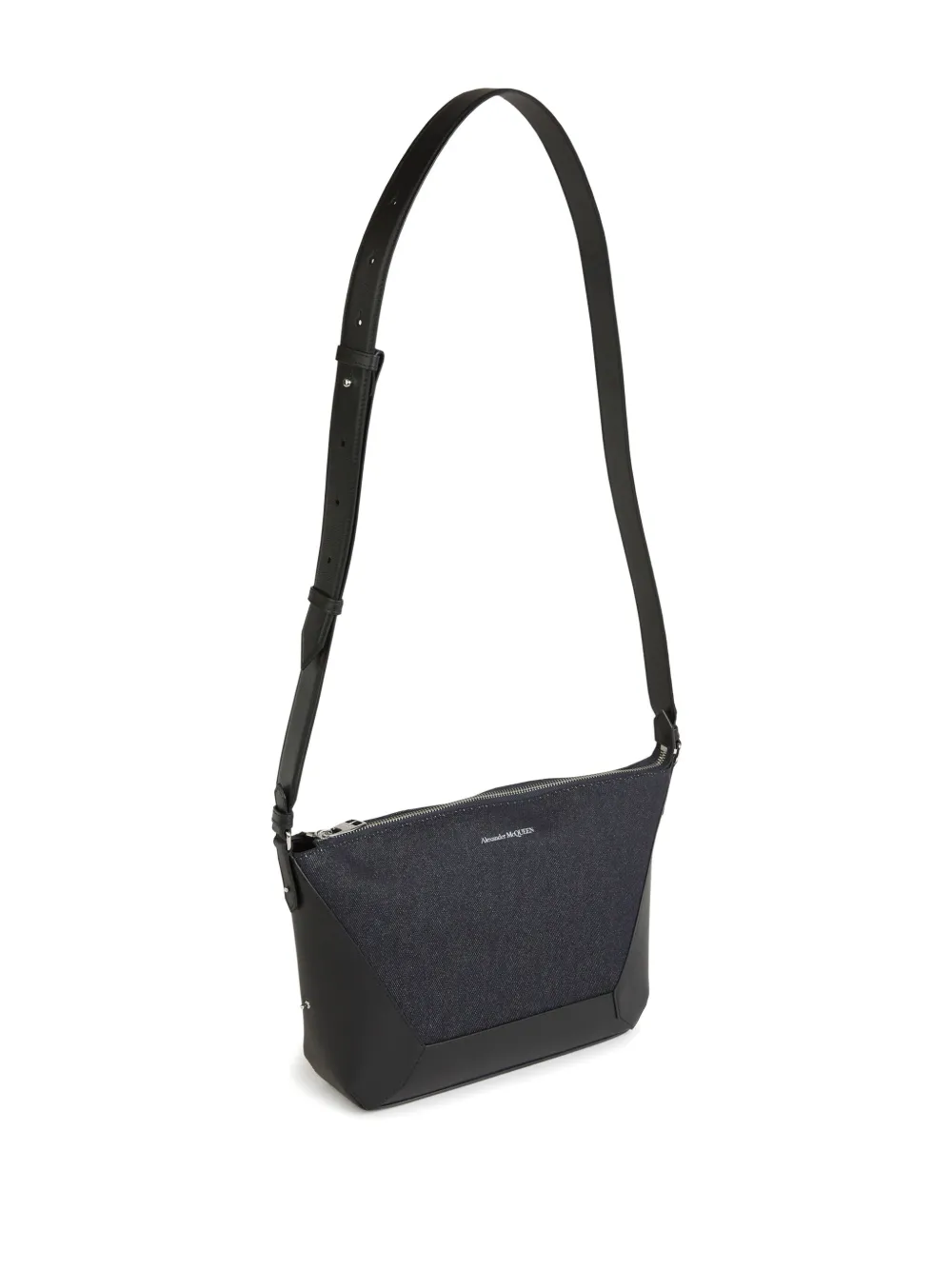 Alexander McQueen Schoudertas met logo Blauw