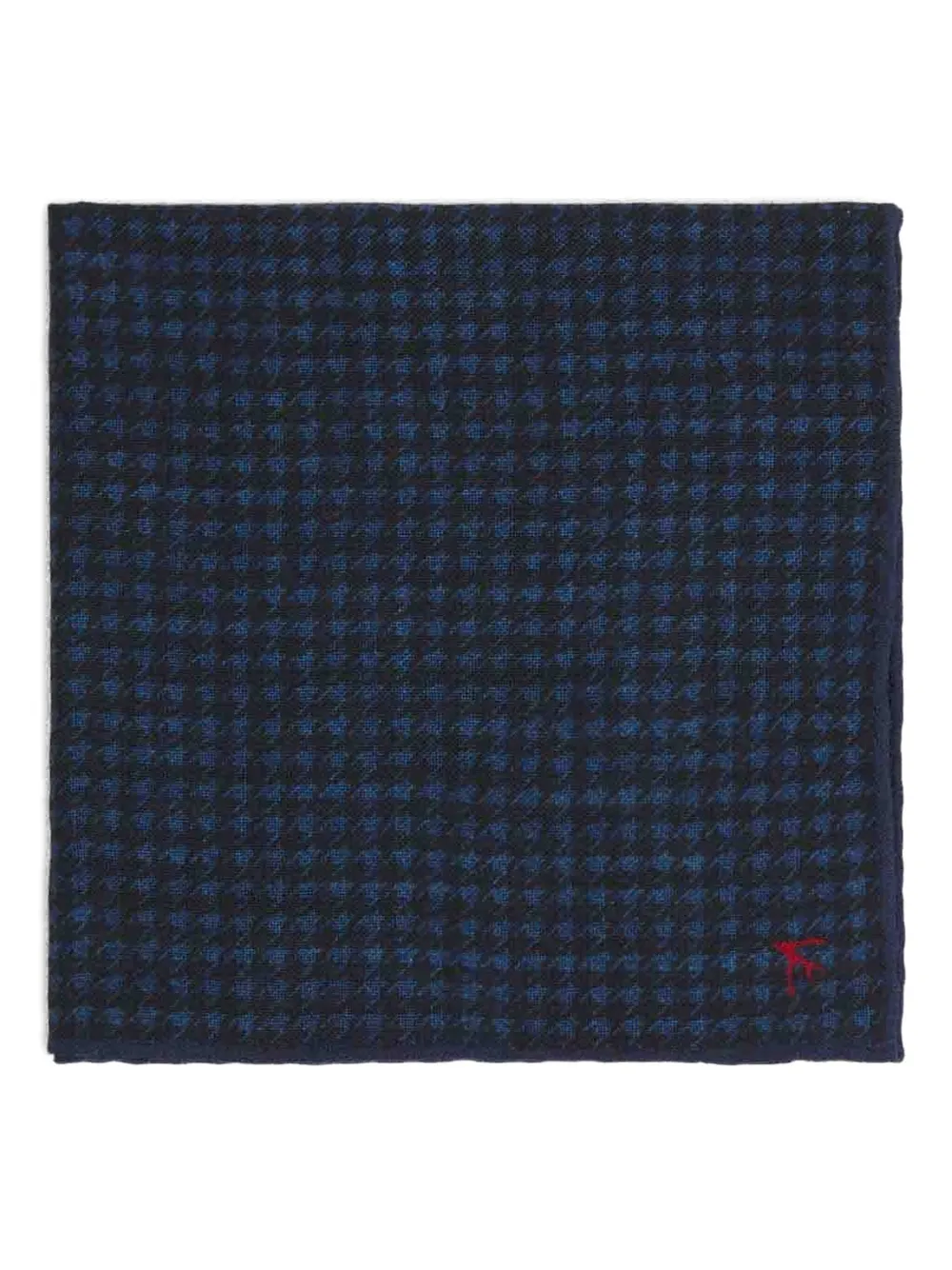 Isaia check-print scarf | Blue | Image 1