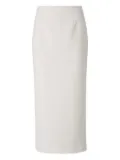 Roland Mouret crepe midi skirt - White