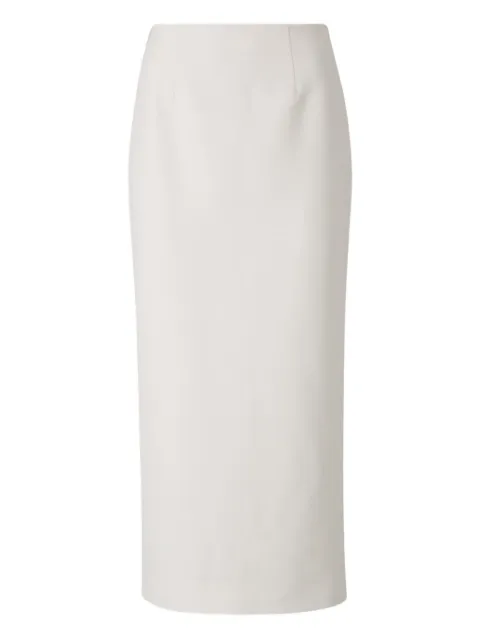 Roland Mouret falda midi de crepé