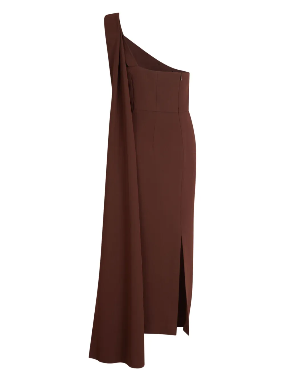 Roland Mouret Asymmetrische jurk - Bruin