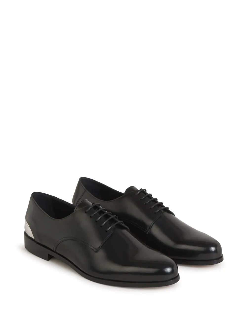 Alexander McQueen Derby schoenen met logoplakkaat - Zwart