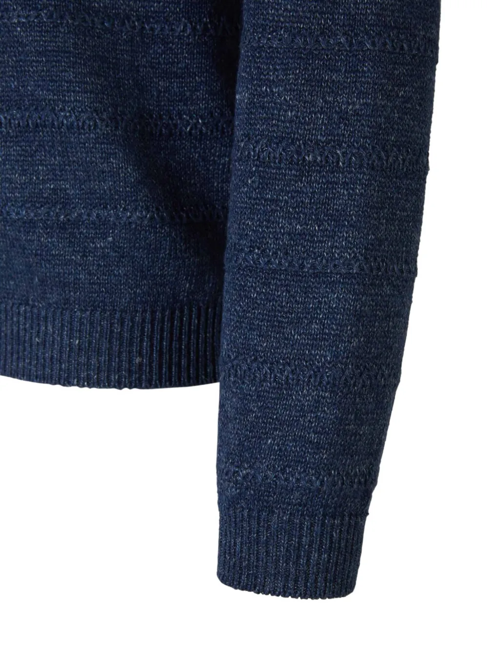 Loro Piana Geribbeld poloshirt Blauw