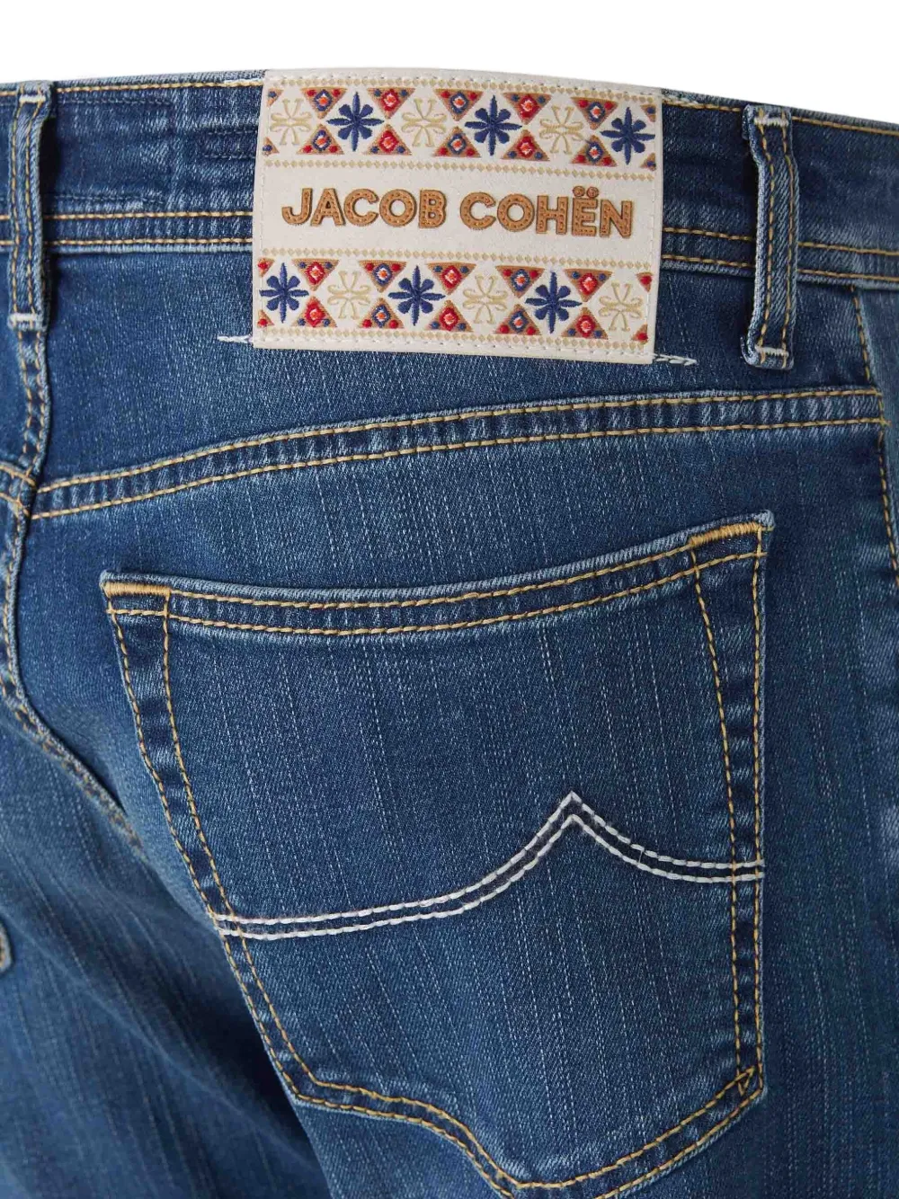 Shop Jacob Cohen Slim Fit Jeans In Blue