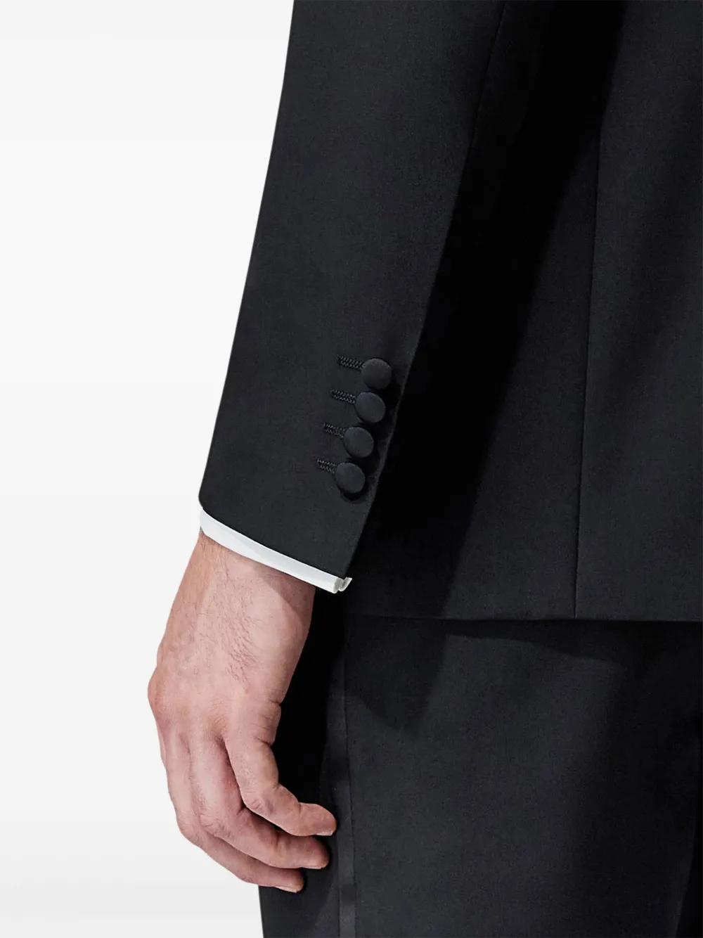 Canali Wollen smoking Zwart
