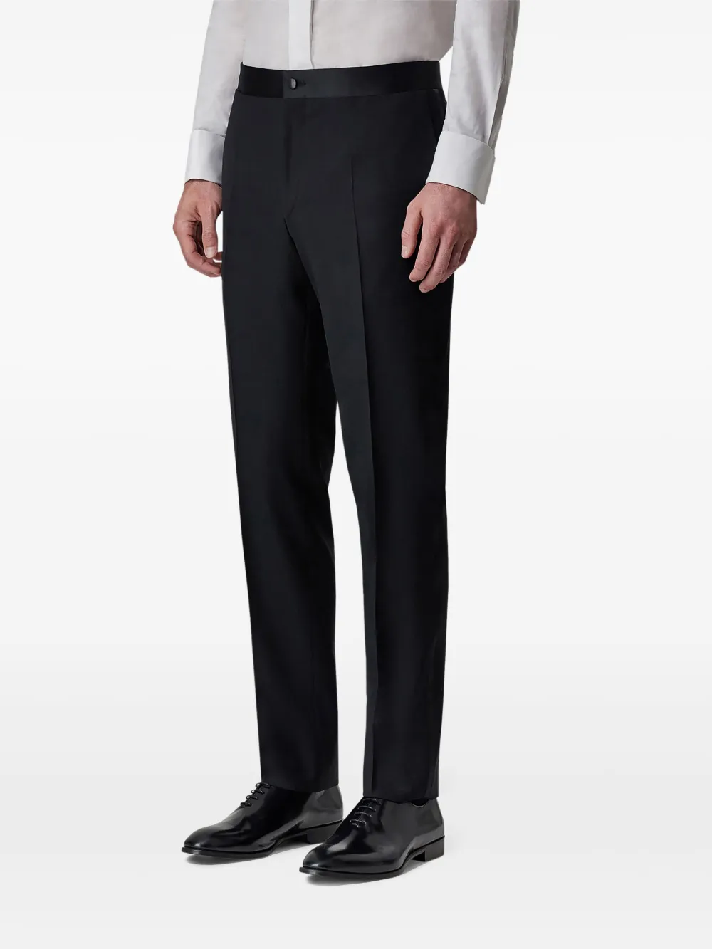 Canali Wollen smoking Zwart