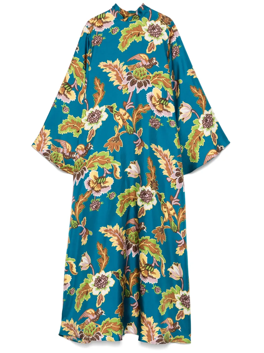 La DoubleJ Magnifico midi-jurk Blauw