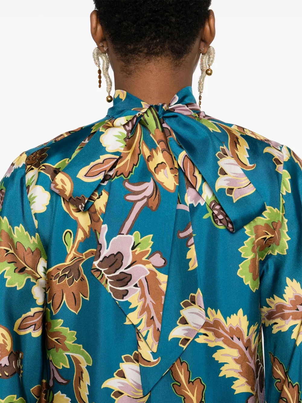 La DoubleJ Magnifico midi-jurk Blauw
