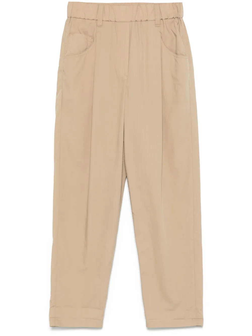 Brunello Cucinelli pantalon en coton | marron | Image 1