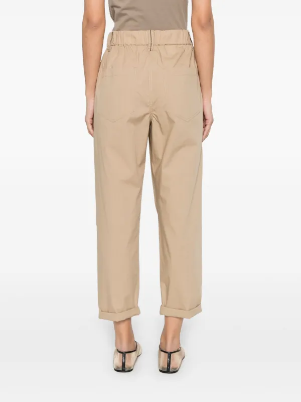 ブルネロクチネリ コットンパンツ　ブラウン系 Brunello Cucinelli コットンパンツ | ブラウン | FARFETCH JP