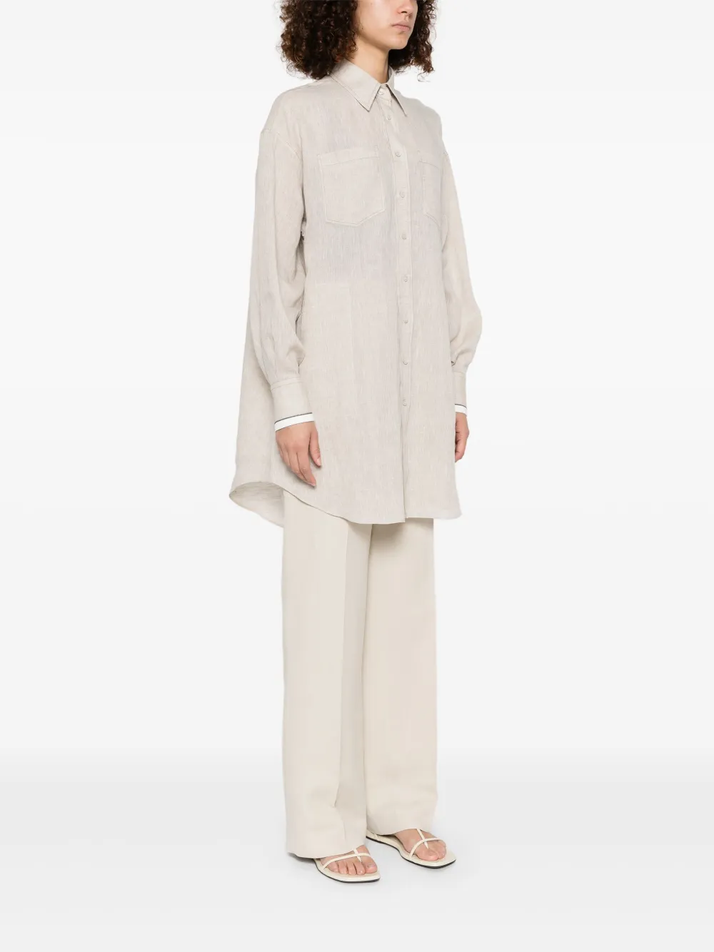 Brunello Cucinelli Linnen blouse Beige