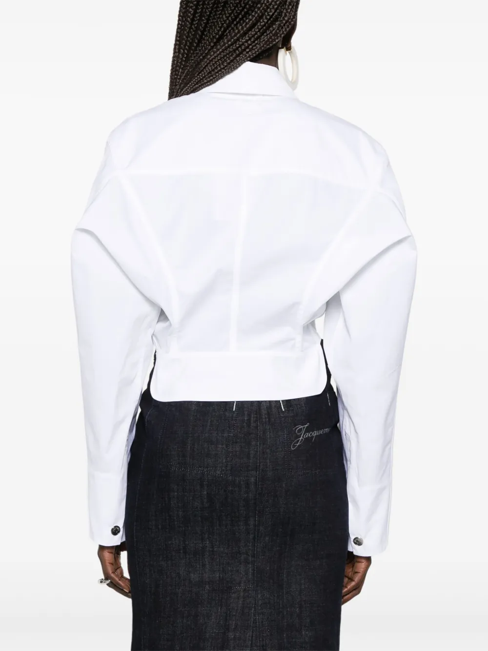 Jacquemus Le Chemise Mirada blouse Wit
