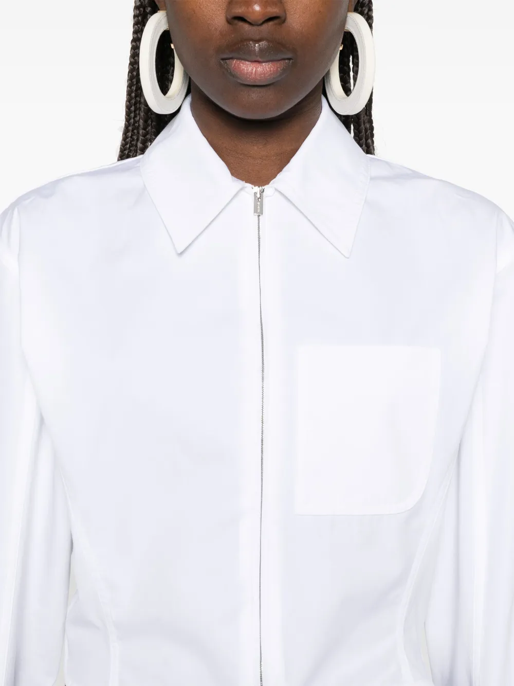 Jacquemus Le Chemise Mirada blouse Wit