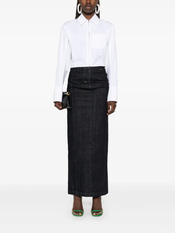 ☆関税込☆【JACQUEMUS】La Jupe De-Nimes スカート Jacquemus La Jupe de-Nîmes Midi Skirt | Blue | FARFETCH