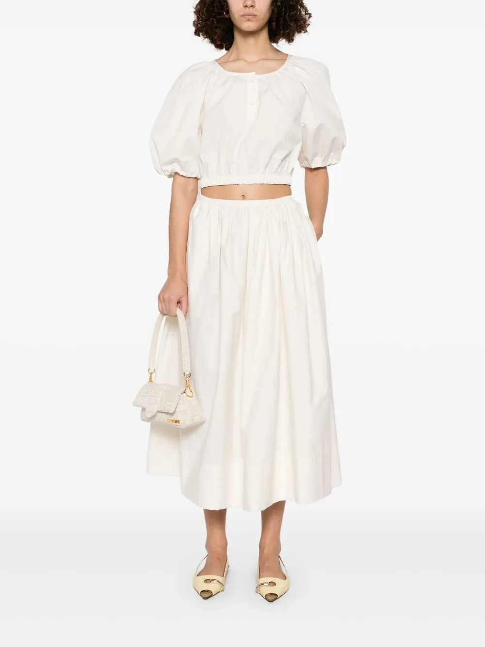 Philosophy Di Lorenzo Serafini pleated midi skirt - Beige