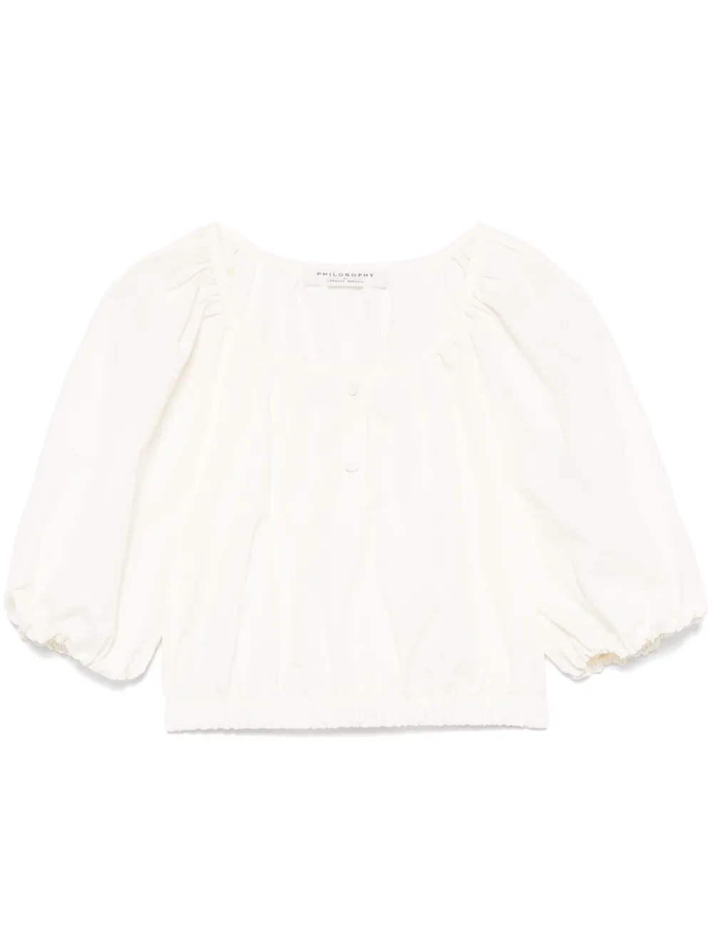 Philosophy Di Lorenzo Serafini Cropped blouse Beige