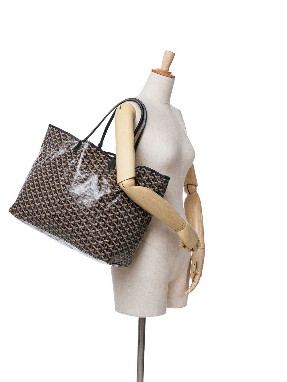 Goyard Pre-Owned 2021 Goyardine Saint Louis PM shopper - Zwart