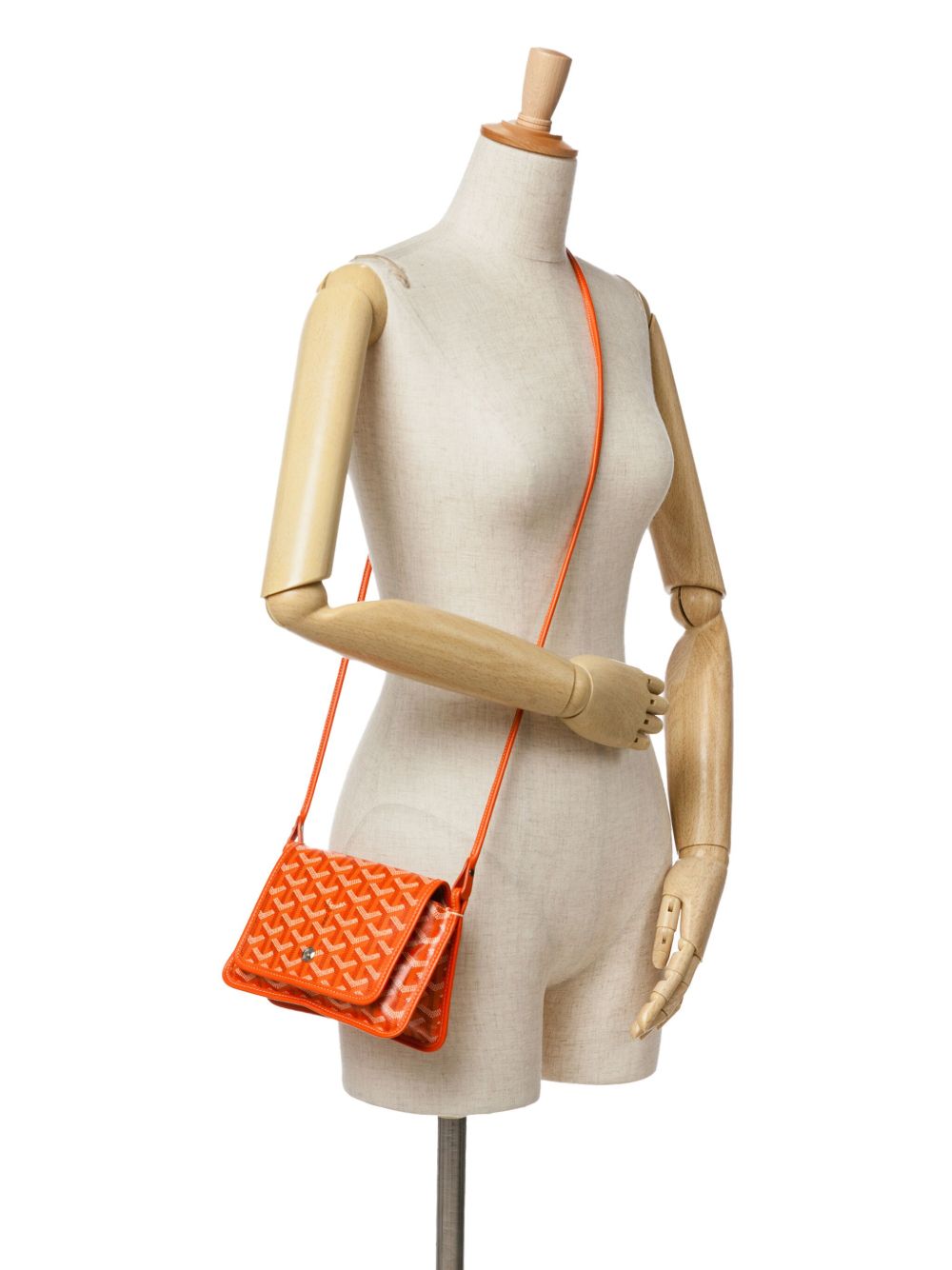 Goyard Pre-Owned 2022 Goyardine Plumet Pocket crossbodytas - Oranje