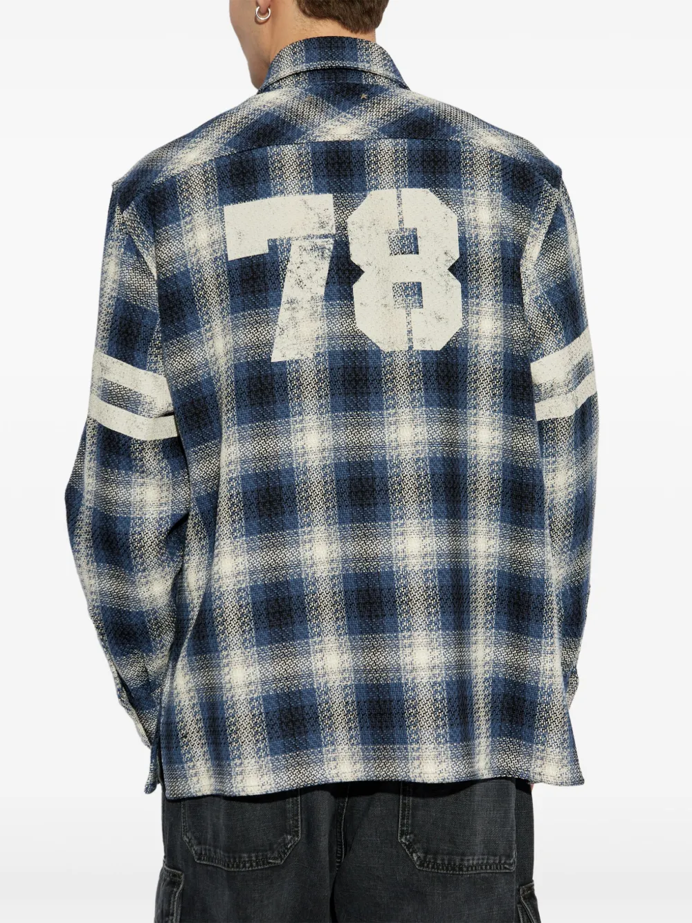 Golden Goose Geruit overhemd Blauw