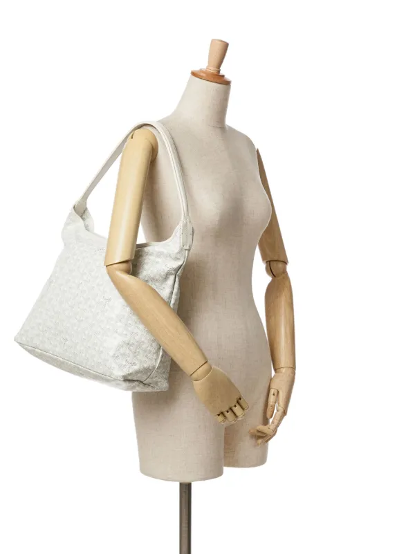 在庫わずか★送料込♪【GOYARD】Boheme ホワイト Hobo PM バッグ GOYARD Goyardine Boheme Hobo White 1623325 | FASHIONPHILE