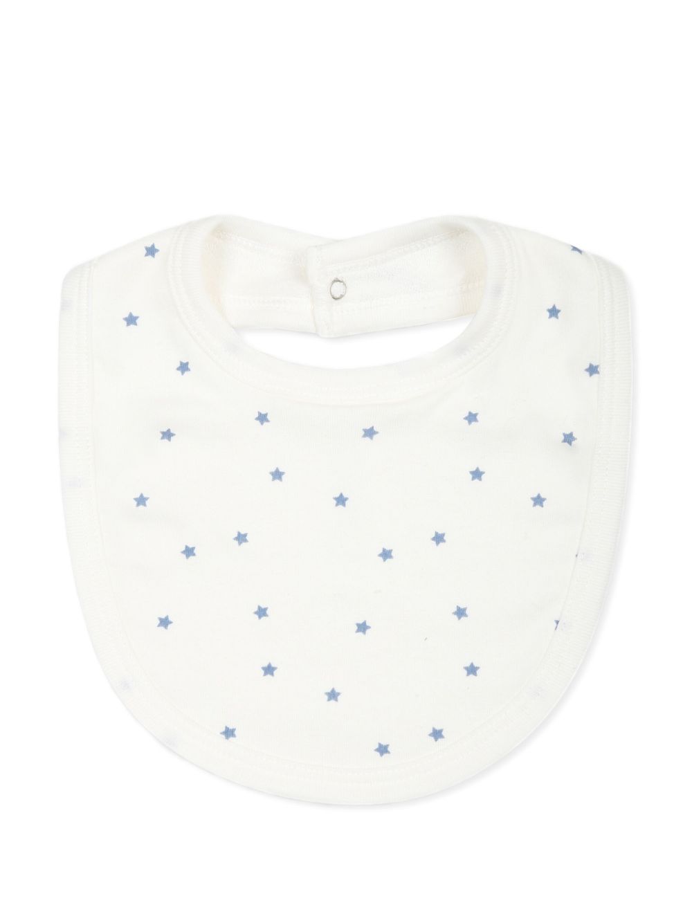 Petit Bateau Twee katoenen slabbetjes - Wit