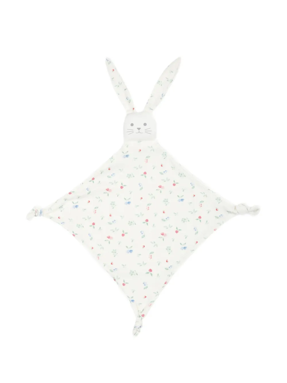 Petit Bateau Cobertor doudou de algodão | Branco | Image 1