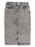 MSGM Kids denim skirt - Black